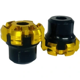 پروتکشن چرخ جلو موتور سیکلت وارون مدل ستاره ای کد B-9-GLD بسته 2 عددی
