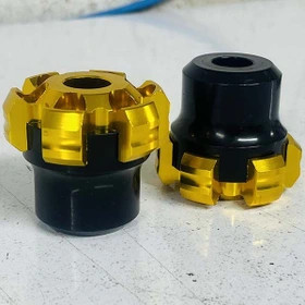 پروتکشن چرخ جلو موتور سیکلت وارون مدل ستاره ای کد B-9-GLD بسته 2 عددی