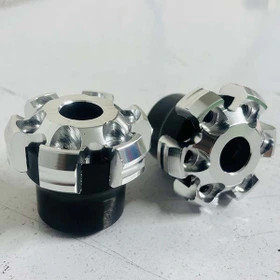 پروتکشن چرخ جلو موتور سیکلت وارون مدل ستاره ای کد B-9-SLVR بسته 2 عددی