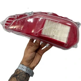 درب هواکش موتور سیکلت وارون مدل شیشه ای کد WH مناسب برای هوندا کلیک 150/ واریو150